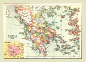 Map of Graecia