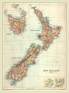 Map of New Zealand