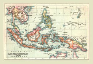 Map of the East Indian Archipelago, 1902