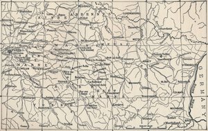 Map of the Field of Operations in 1814