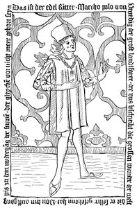 Marco Polo, Medieval Venetian Merchant and Traveller by Unbekannt
