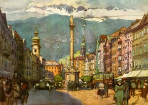Maria Theresienstrasse, c1929 by Unbekannt