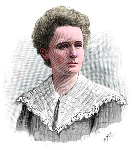 Marie Sklodowska Curie, Polish-born French physicist, 1904 by Unbekannt
