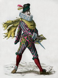 Matamore captain, hired killer, Spanish type, 17th century, 1882-1884 by Unbekannt