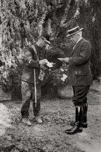 Maurice Maeterlinck, Belgian playwright, poet and essayist, 1915