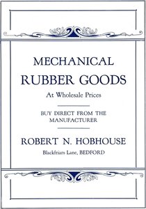 Mechanical Rubber Goods - Robert N. Hobhouse advert, 1916 by Unbekannt
