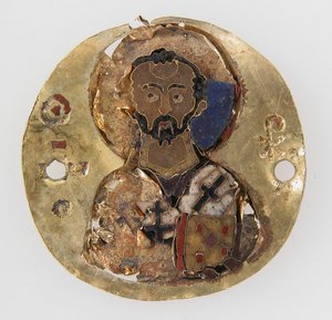 Medallion of St. John Chrysostom, Byzantine, 10th-11th century