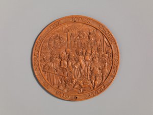 Medallion with the Betrayal of Jesus by Unbekannt