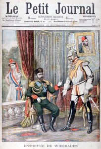 Meeting Between Tsar Nicholas II and Kaiser Wilhelm II, Wiesbaden, Germany by Unbekannt