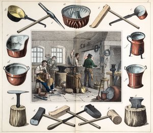 Metals, Copper: The coppersmith by Unbekannt