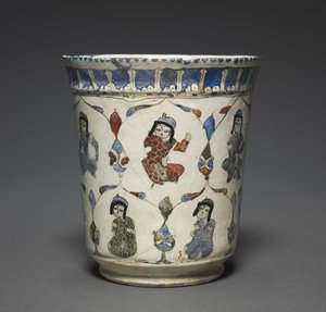 Minai Beaker with Seated Princes by Unbekannt