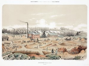 Mining, Metal Ores Zinc Mine, Neutral Moresnet by Unbekannt