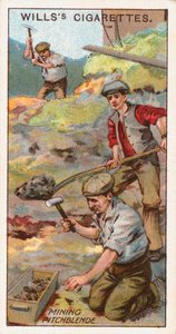 Mining Pitchblende, Cornwall, England, c1916 by Unbekannt