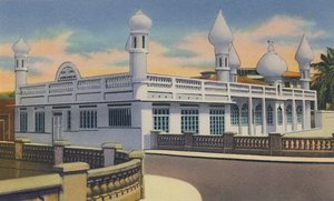 Mohammedan Mosque, Port of Spain, Trinidad, B.W.I., c1940s by Unbekannt