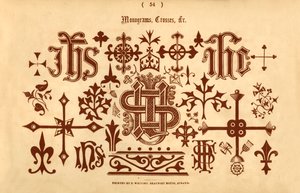Monograms, Crosses, &c., 1862