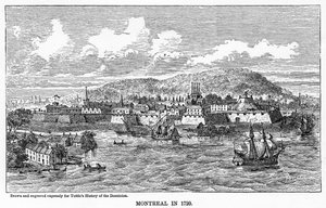 Montreal in 1729 by Unbekannt