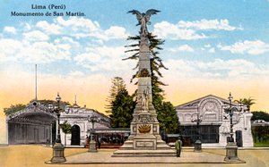 Monument to General San Martin, Lima, Peru
