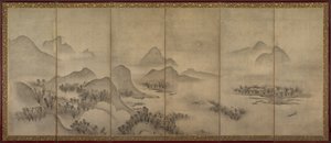 Moonlit Landscape (one of a pair), late 1500s