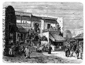 Moorish Coffee House at Sidi Bou Said, Tunis