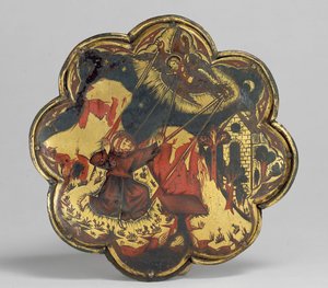 Morse with Saint Francis of Assisi Receiving the Stigmata, Italian, ca. 1300-1350