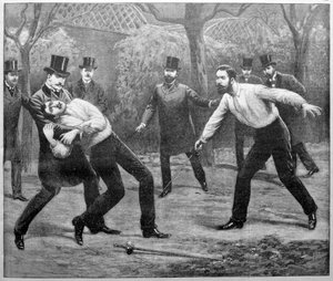 Mortal duel on the Grande Jatte by Unbekannt