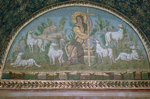 Mosaic of Christ the Good Shepherd