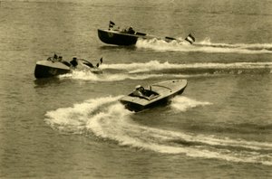 Motorboat race, Wörthersee, Carinthia, Austria by Unbekannt