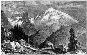 Mount Shasta, northern peak of the Sierra Nevada, California, USA by Unbekannt