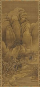 Mountain Hamlet After Snow, Ming or Qing Dynasty, 17th Century