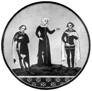 Mourning habits, 14th century