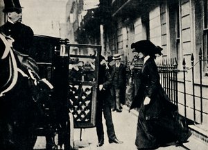 Mr. Churchill Departs for Honeymoon by Unbekannt