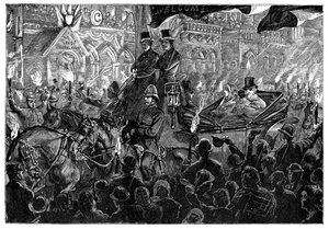 Mr Gladstone at Leeds by Unbekannt