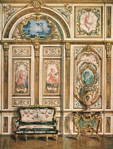 Mural decoration in the Palace of Fontainebleau, France, 1928 by Unbekannt