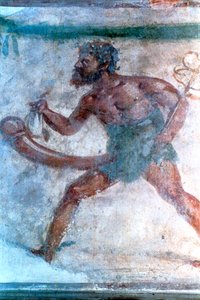 Mural of Mercury, Pompeii, Italy by Unbekannt