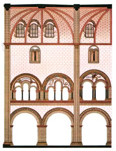 Mural Painting in the Nave of St Severus Church at Boppard, Germany by Unbekannt