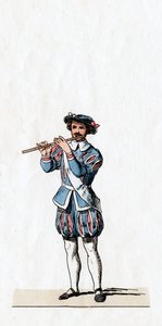 Musician, costume design for Shakespeare