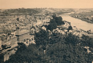 Namur. View of the City and Confluence of Sambre and Meuse by Unbekannt