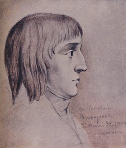 Napoleon Bonaparte in 1785, Aged Sixteen by Unbekannt