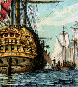 Napoleon In The Bellerophon by Unbekannt