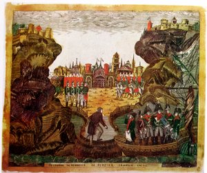Napoleon arriving on St Helena, 1815 by Unbekannt