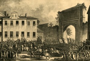 Napoleon Enters Milan, 14 May 1796 by Unbekannt