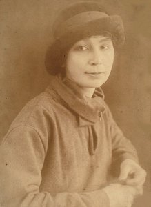 Natalia Sergeevna Goncharova in Paris by Unbekannt