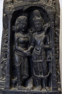 National Museum of India, Delhi. Wedding of Shiva and Parvati. Pala by Unbekannt