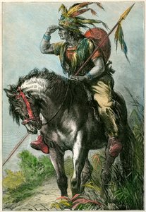 Native American scout by Unbekannt