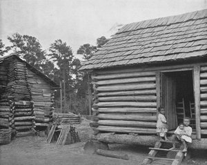 Negro Log Huts, Thomasville, Georgia, USA by Unbekannt