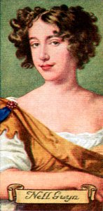 Nell Gwyn, Taken from a Series of Cigarette Cards by Unbekannt