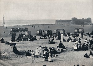 New Brighton - Showing the Port and the Lighthouse