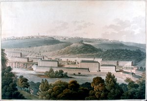 New Lanark Mills, Scotland by Unbekannt