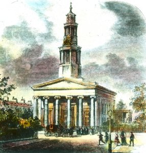 New St. Pancras Church, 19th century by Unbekannt