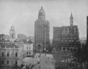 New York Newspaper Buildings, 19th century